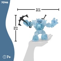 Schleich ELDRADOR Creatures Ľadový obor 70146 s pohyblivými rukami a čeľusťou – figúrka monštra pre dievčatá a chlapcov od 7 rokov, 24 6