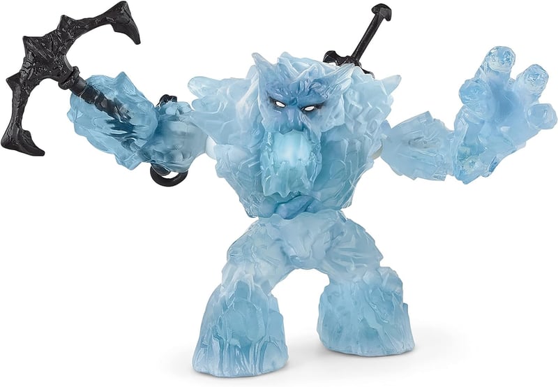 Schleich ELDRADOR Creatures Ľadový obor 70146 s pohyblivými rukami a čeľusťou – figúrka monštra pre dievčatá a chlapcov od 7 rokov, 24