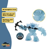 Schleich ELDRADOR Creatures Ľadový obor 70146 s pohyblivými rukami a čeľusťou – figúrka monštra pre dievčatá a chlapcov od 7 rokov, 24 5