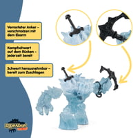 Schleich ELDRADOR Creatures Ľadový obor 70146 s pohyblivými rukami a čeľusťou – figúrka monštra pre dievčatá a chlapcov od 7 rokov, 24 4