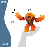 Figurină Schleich Eldrador Creatures Demon de Lavă 70145 cu brațe și maxilar articulate, monstru de colecție pentru copii, 23x8x14 cm 5