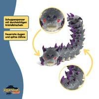 Schleich ELDRADOR Creatures Tieňový červ 70830 zberateľská figúrka príšery s pohyblivým telom pre dievčatá a chlapcov od 7 rokov 5x26x4 cm 4