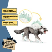 Schleich ELDRADOR Creatures štartovacia sada 72179 – Ohnivý bežec, Snehový vlk, Kamenné monštrum a Superzbraň – 5-dielna sada figúrok príšer od 7 rokov 7
