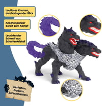 Schleich ELDRADOR Csataküzdőtér: Láva vs. Árnyék - 71 részes szörnycsata készlet kristályokkal, egymásra rakható barlangokkal, 7+ éves gyere 8