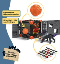 Schleich ELDRADOR Csataküzdőtér: Láva vs. Árnyék - 71 részes szörnycsata készlet kristályokkal, egymásra rakható barlangokkal, 7+ éves gyere 3