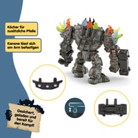 Hracia súprava Schleich ELDRADOR Master Robot Mini Creature 42549 s pohyblivými ramenami a tajnou skrýšou, od 7 rokov, 20 kusov 7