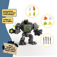 Hracia súprava Schleich ELDRADOR Master Robot Mini Creature 42549 s pohyblivými ramenami a tajnou skrýšou, od 7 rokov, 20 kusov 6