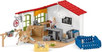 SCHLEICH Farm World Állatorvosi Rendelő Játékszett 43 Darabos - Állatorvossal, Lófigurával és Háziállatokkal, 3-8 Éves Gyerekeknek 4