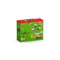 Set de joacă Schleich Farm World Forest Farmer cu vehicul 42659 – Fermierul Paul, câine, vehicul de teren și accesorii, 49 piese, de la 3 ani 9
