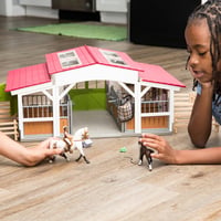 Schleich Horse Club 42344 Set za igru farma konja s figurama i konjima, komplet od 97 dijelova, za djecu od 5 godina i stariju 2