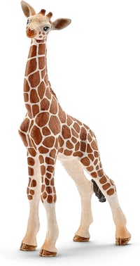 Schleich Wild Life Figúrka mláďaťa žirafy 14751 – Detailne spracovaná figúrka zvieratka pre deti od 3 rokov, 7x4x12 cm 4
