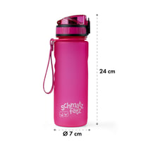 Klarstein schmatzfatz dječja boca za vodu 500 ml, nepropusna, bez BPA, za sport, planinarenje, školu, fitness, s umetkom za voće, prozirni dizajn 8