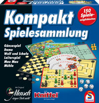 Schmidt Spiele 49188 Kompaktná herná sada so 150 hrami – Ideálna na cesty, malá spoločenská hra 1