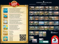 Schmidt Spiele 59624 Thomas Kinkade Kaviareň na Talianskej riviére, 1000-dielne puzzle pre dospelých 3
