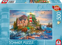 Schmidt Spiele 59716 Maják na skale, puzzle 500 dielikov 1