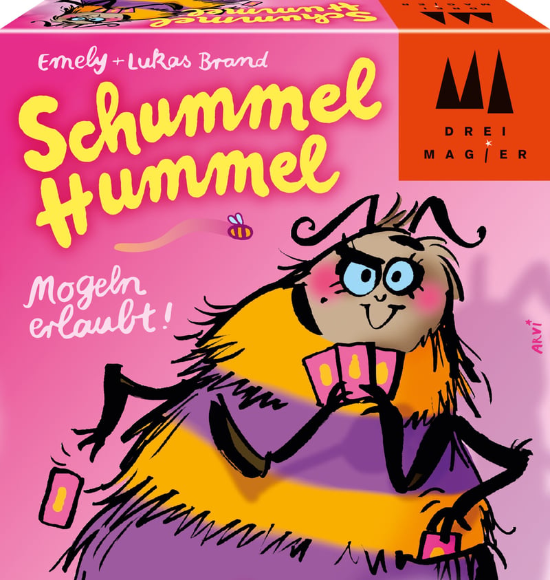 Kartová hra Schmidt Spiele Schummel Hummel Drei Magier, spoločenská hra pre deti
