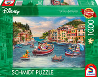 Puzzle Schmidt Thomas Kinkade Disney Mickey a Minnie v Taliansku 1000 dielikov - 58053 - od 14 rokov 4