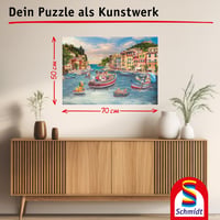 Puzzle Schmidt Thomas Kinkade Disney Mickey a Minnie v Taliansku 1000 dielikov - 58053 - od 14 rokov 7