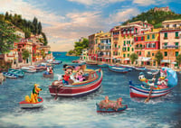 Puzzle Schmidt Thomas Kinkade Disney Mickey a Minnie v Taliansku 1000 dielikov - 58053 - od 14 rokov 1