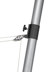 Schneider 251-00 Stup za sunčano jedro, čelik, 11,8 kg, srebrna boja 2