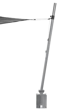 Schneider 251-00 Stup za sunčano jedro, čelik, 11,8 kg, srebrna boja 6
