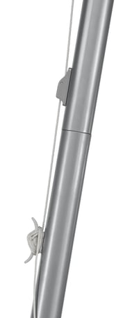 Schneider 251-00 Stup za sunčano jedro, čelik, 11,8 kg, srebrna boja 3