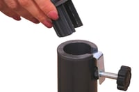 Schneider 837-15 stalak za suncobran Standard za betonske ploče, čelik, antracit/srebrna, 3 kg 7