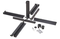 Schneider 837-15 stalak za suncobran Standard za betonske ploče, čelik, antracit/srebrna, 3 kg 4