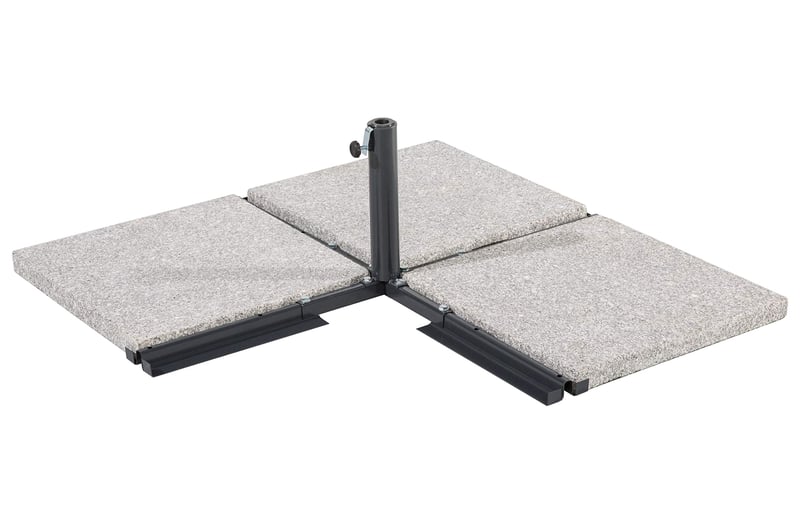 Schneider 837-15 stalak za suncobran Standard za betonske ploče, čelik, antracit/srebrna, 3 kg