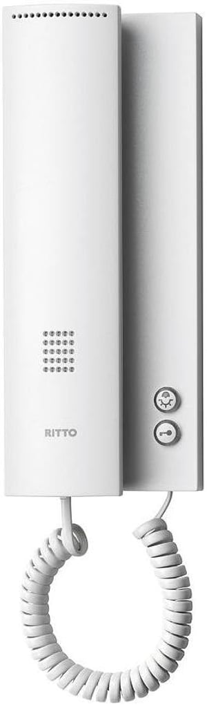 Schneider Electric Ritto 1763070 unutarnja portafonska slušalica s tipkom za otvaranje vrata - bijela