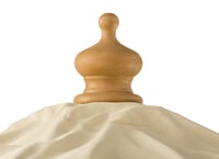 Schneider Malaga kerti napernyő, natúr, 300 cm átmérő, kerek, alumínium/acél váz, poliészter ernyő, 7,2 kg 3