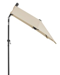 Polovičný slnečník Schneider Salerno Mezza, 150x150 cm, hranatý, oceľová konštrukcia, polyester, prírodná farba 4