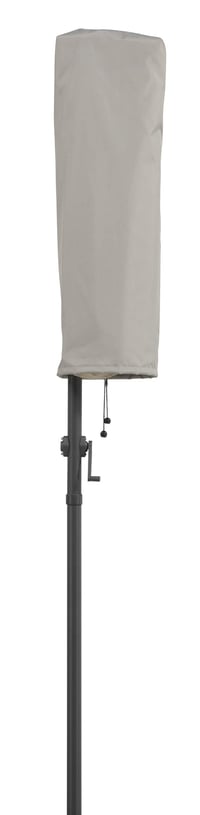 Polovičný slnečník Schneider Salerno Mezza, 150x150 cm, hranatý, oceľová konštrukcia, polyester, prírodná farba 10