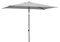 Obdĺžnikový záhradný slnečník Schneider Sevilla v striebornosivej farbe s oceľovým rámom 240x140 cm a polyesterovým poťahom 3
