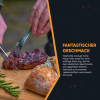 SCHNEIDERFREUDE összecsukható kempinggrill táskával, faszenes asztali BBQ - 49x26x33 cm 6