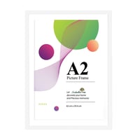 Scholartree A2 okvir za slike – 1 bijeli okvir za fotografije, 42 x 59,4 cm 1