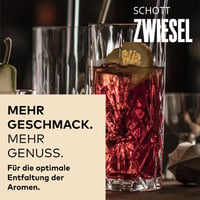 Schott Zwiesel Show Longdrink Pohár Szett (4 db) - Relieffdíszes Kristályüveg, Mosogatógépben Mosható, Átlátszó 2