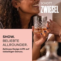 Schott Zwiesel Show Longdrink Pohár Szett (4 db) - Relieffdíszes Kristályüveg, Mosogatógépben Mosható, Átlátszó 4