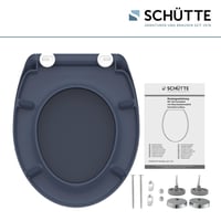 WC sedadlo Schütte antracitové duroplastové s pomalým sklápaním a rýchloupínaním, antracitová farba — má škrabanec/prasklinu (stav: pozri 2. obrázok) 8