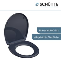 WC sedadlo Schütte antracitové duroplastové s pomalým sklápaním a rýchloupínaním, antracitová farba — má škrabanec/prasklinu (stav: pozri 2. obrázok) 10