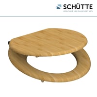 WC doska Schütte BAMBOO so sklápaním, vyrobená z bambusu, udržateľné WC sedadlo, nosnosť 175 kg 8
