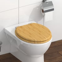 WC doska Schütte BAMBOO so sklápaním, vyrobená z bambusu, udržateľné WC sedadlo, nosnosť 175 kg 7