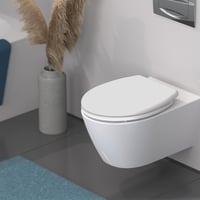 WC sedadlo Schütte FAMILY WHITE z duroplastu s funkciou pomalého sklápania, detským sedadlom a rýchloupínaním, biele, nosnosť do 175 kg 8