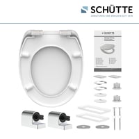 WC sedadlo Schütte LEUCHTTURM s mechanizmom pomalého sklápania, z duroplastu, s motívom majáka 6
