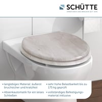 Colac de toaletă Schütte Lightwood cu mecanism Soft-Close, model cu aspect de lemn, capac cu miez de lemn, capacitate portantă de 150 kg, culoare lemn deschis 3