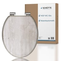 Colac de toaletă Schütte Lightwood cu mecanism Soft-Close, model cu aspect de lemn, capac cu miez de lemn, capacitate portantă de 150 kg, culoare lemn deschis 1