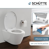 Colac WC oval Schütte cu mecanism Soft Close, capacitate de 200 kg - alb 7
