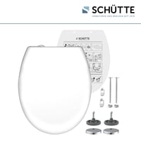 Colac WC oval Schütte cu mecanism Soft Close, capacitate de 200 kg - alb 8
