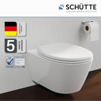Colac WC oval Schütte cu mecanism Soft Close, capacitate de 200 kg - alb 9