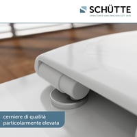 Colac WC oval Schütte cu mecanism Soft Close, capacitate de 200 kg - alb 6